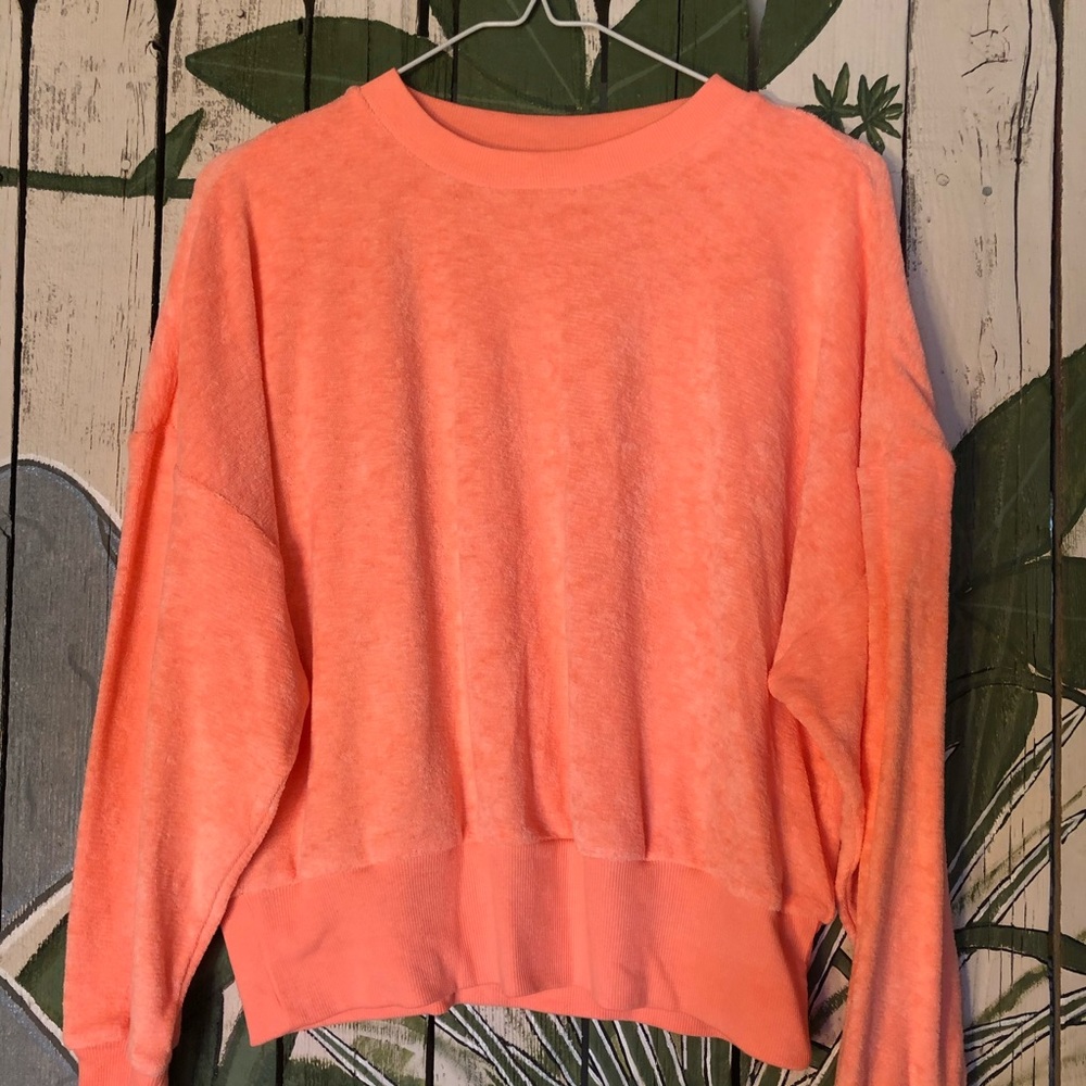 Terry cloth short set|Neon